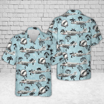 Us Navy Hawaiian Shirt, US Navy A-6A Intruder Of VA-35 Black Panthers Hawaiian Shirt, Military Hawaiian Shirt