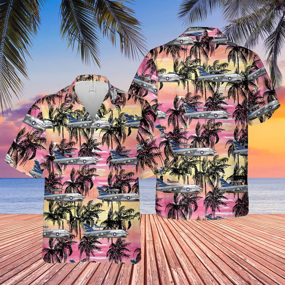 Us Navy Hawaiian Shirt, US Navy A7E Corsair II Of VA-153 Hawaiian Shirt, Military Hawaiian Shirt