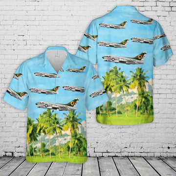 Us Navy Hawaiian Shirt, US Navy A7E Corsair II Of VA-25 Fist Of The Fleet Hawaiian Shirt, Military Hawaiian Shirt