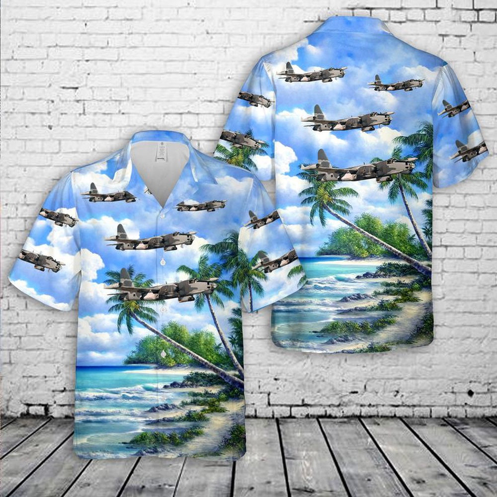 Us Navy Hawaiian Shirt, US Navy AP-2H Neptune Of VAH-21 Roadrunners Hawaiian Shirt, Military Hawaiian Shirt