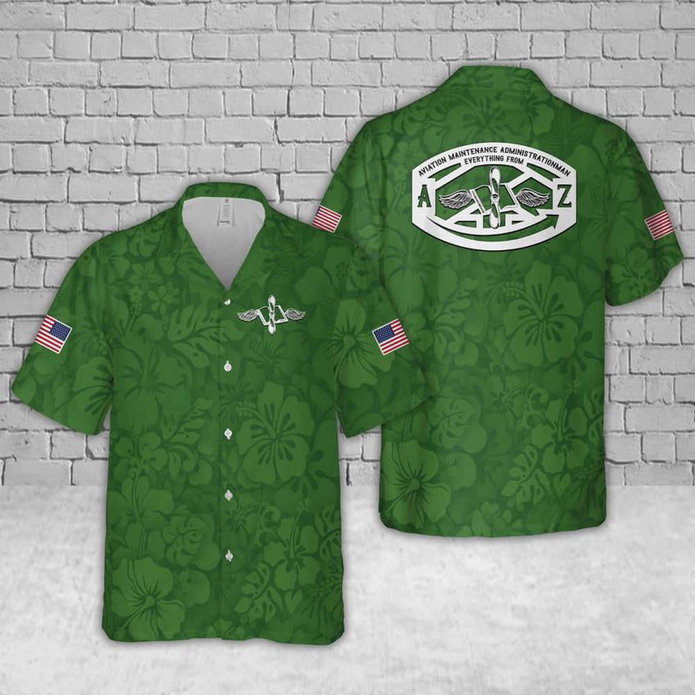 Us Navy Hawaiian Shirt, US Navy AZ Hawaiian Shirt, Military Hawaiian Shirt