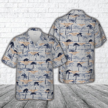 Us Navy Hawaiian Shirt, US Navy Air Warfare Wings Insignia Hawaiian Shirt, Military Hawaiian Shirt