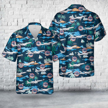 Us Navy Hawaiian Shirt, US Navy Airborne Launch Control System (ALCS) E-6B Mercury Hawaiian Shirt