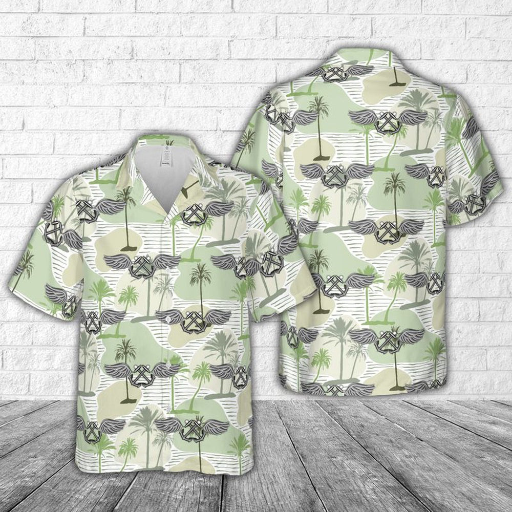 Us Navy Hawaiian Shirt, US Navy Aviation boatswain's mate Hawaiian Shirt, Military Hawaiian Shirt