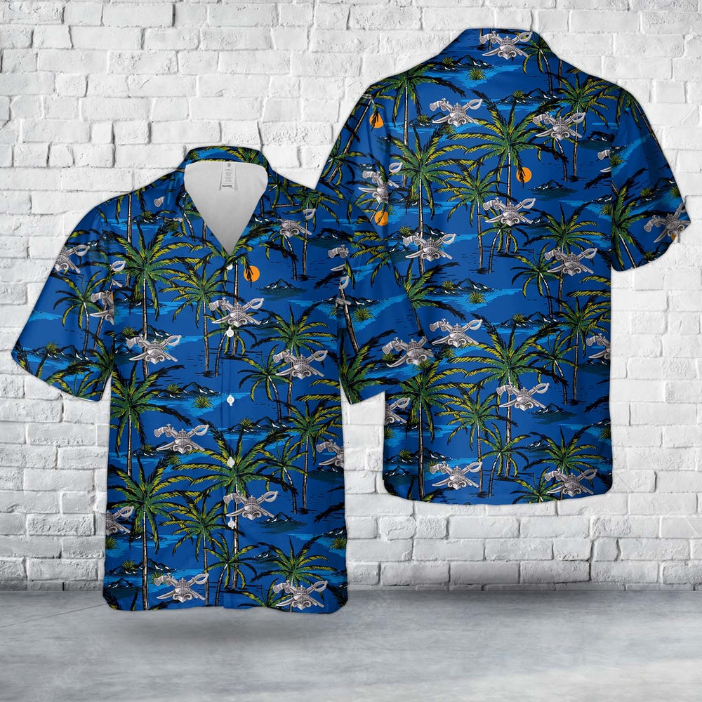 Us Navy Hawaiian Shirt, US Navy Basic Special Warfare Combatant-Craft Crewman Badge Hawaiian Shirt, Military Hawaiian Shirt