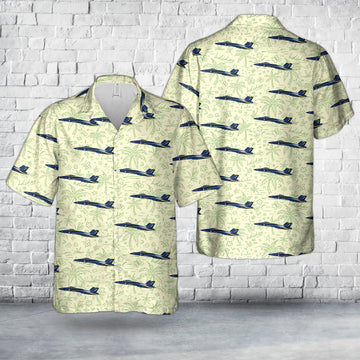 Us Navy Hawaiian Shirt, US Navy Blue Angels #2 FA-18E Hawaiian Shirt, Military Hawaiian Shirt