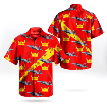 Us Navy Hawaiian Shirt, US Navy Boeing EA-18G Growler of VAQ-129 Vikings Hawaiian Shirt, Military Hawaiian Shirt