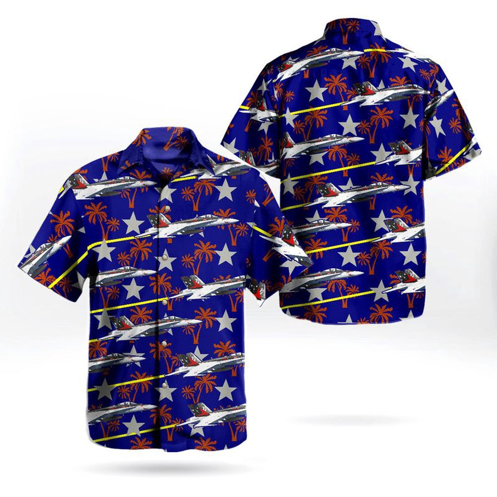 Us Navy Hawaiian Shirt, US Navy Boeing FA-18E Super Hornet of VFA-81 Sunliners Hawaiian Shirt, Military Hawaiian Shirt