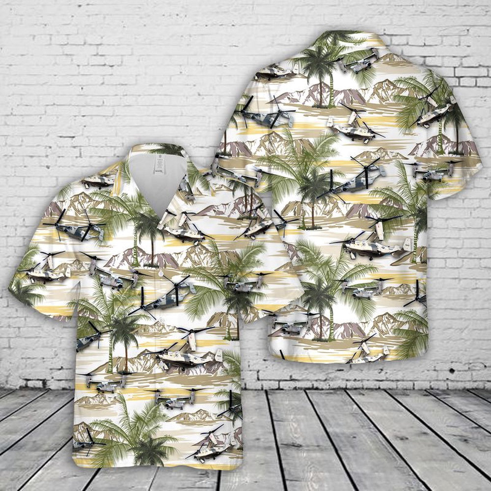 Us Navy Hawaiian Shirt, US Navy CMV-22B Osprey Veteran Hawaiian Shirt, Military Hawaiian Shirt