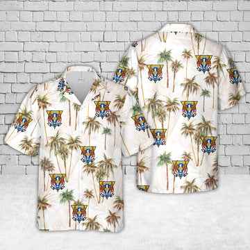 Us Navy Hawaiian Shirt, US Navy Carrier Air Wing One (CVW-1) Hawaiian Shirt, Military Hawaiian Shirt