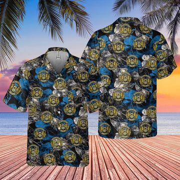 Us Navy Hawaiian Shirt, US Navy Diver Pocket Hawaiian Shirt, Military Hawaiian Shirt