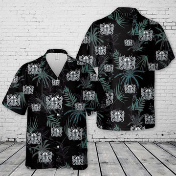 Us Navy Hawaiian Shirt, US Navy Diving Medical Technician Insignia Hawaiian Shirt, Military Hawaiian Shirt