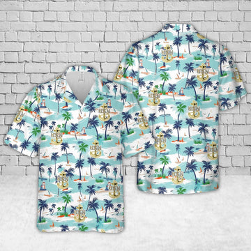 Us Navy Hawaiian Shirt, US Navy E-7 Chief Petty Officers Anchor Hawaiian Shirt, Military Hawaiian Shirt