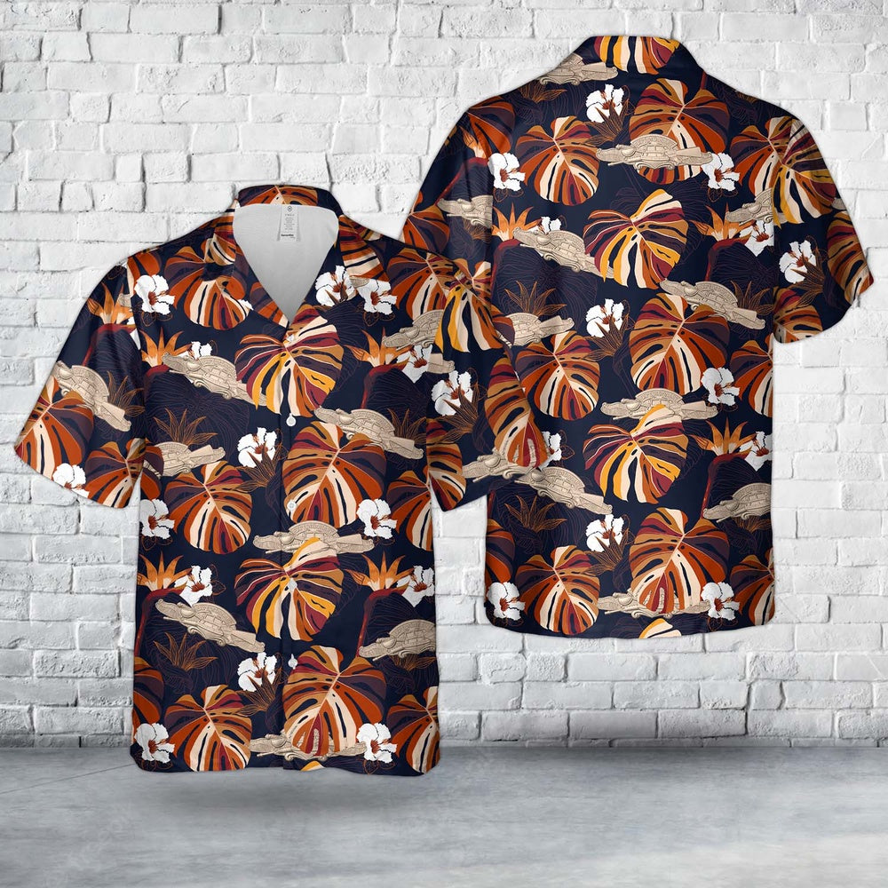 Us Navy Hawaiian Shirt, US Navy Expeditionary Insignia Hawaiian Shirt, Military Hawaiian Shirt