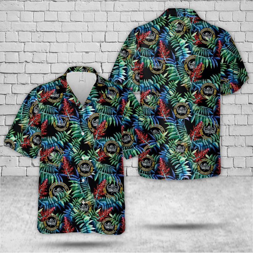 Us Navy Hawaiian Shirt, US Navy Experimental Diving Unit Hawaiian Shirt, Military Hawaiian Shirt