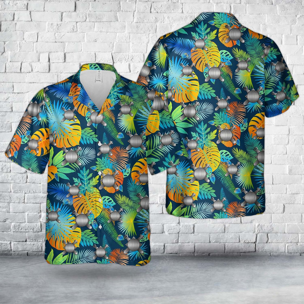Us Navy Hawaiian Shirt, US Navy Explosive Ordnance Disposal (EOD) Hawaiian Shirt, Military Hawaiian Shirt