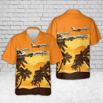 Us Navy Hawaiian Shirt, US Navy F-14A 158994 (55) VF-2 Hawaiian Shirt, Military Hawaiian Shirt