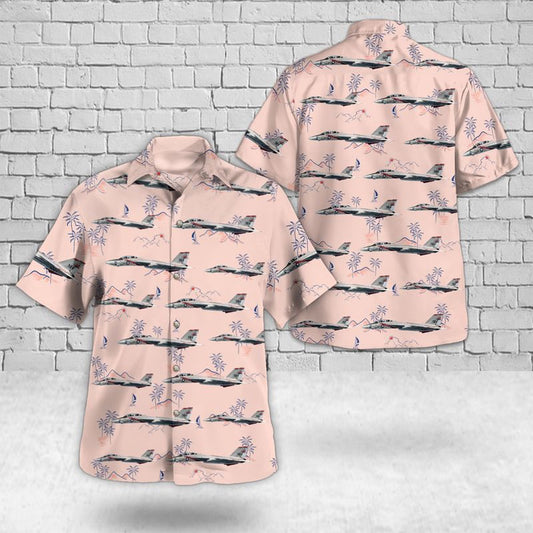 Us Navy Hawaiian Shirt, US Navy F-14A Tomcat Of VF-114 Aardvarks Hawaiian Shirt, Military Hawaiian Shirt