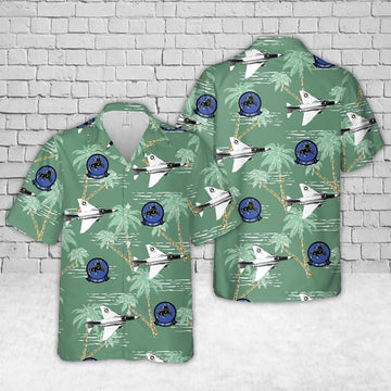 Us Navy Hawaiian Shirt, US Navy F-4B Phantom II Of VF-213 Black Lions Hawaiian Shirt, Military Hawaiian Shirt