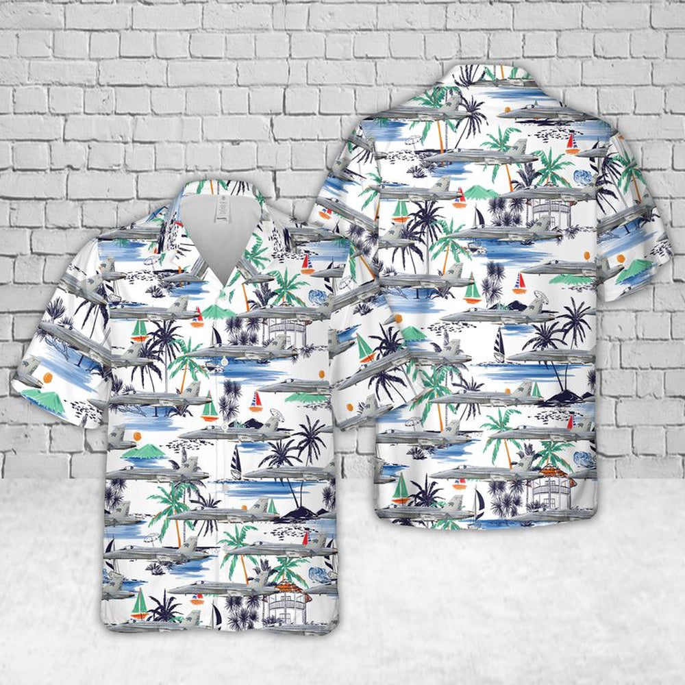 Us Navy Hawaiian Shirt, US Navy FA-18A Hornet VFA-131 Hawaiian Shirt, Military Hawaiian Shirt