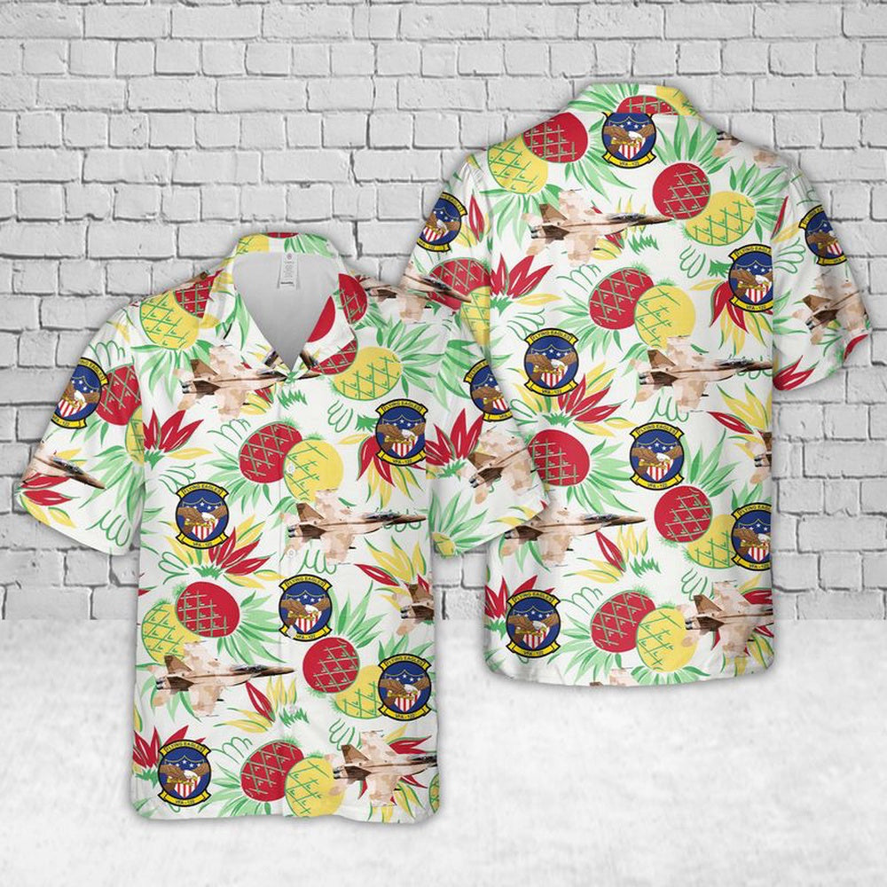 Us Navy Hawaiian Shirt, US Navy FA-18F Super Hornet Of Strike Fighter Squadron 122 (VFA-122) Flying Eagles Hawaiian Shirt