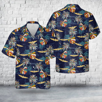 Us Navy Hawaiian Shirt, US Navy Flight Surgeon Badge Hawaiian Shirt, Military Hawaiian Shirt