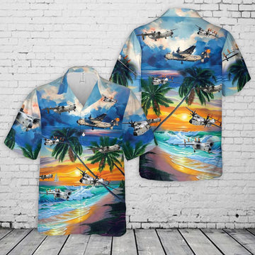 Us Navy Hawaiian Shirt, US Navy Grumman C-2 Greyhound Hawaiian Shirt, Military Hawaiian Shirt