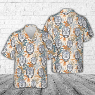 Us Navy Hawaiian Shirt, US Navy Guard Badge Hawaiian Shirt, Military Hawaiian Shirt