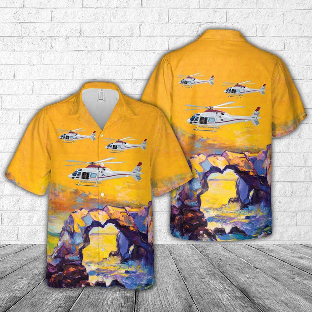 Us Navy Hawaiian Shirt, US Navy Helicopter Trainer TH-73 Hawaiian Shirt, Military Hawaiian Shirt