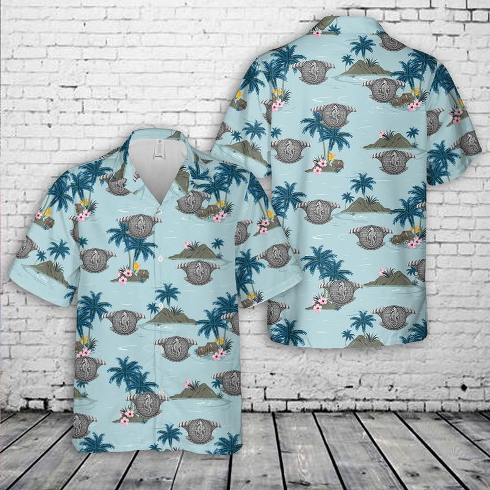 Us Navy Hawaiian Shirt, US Navy Integrated Undersea Surveillance System insignia enlisted sailors Hawaiian Shirt