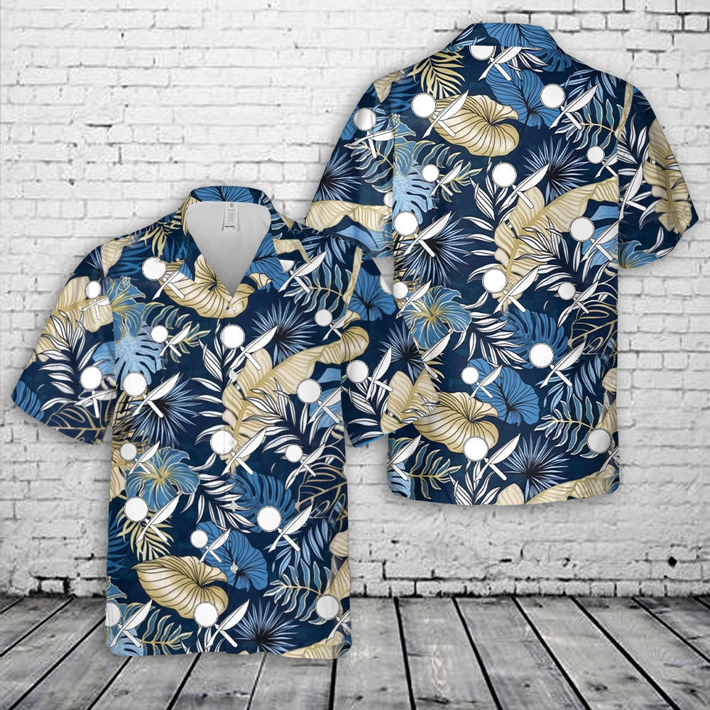 Us Navy Hawaiian Shirt, US Navy Intelligence specialist (IS) Rating Badge Hawaiian Shirt, Military Hawaiian Shirt