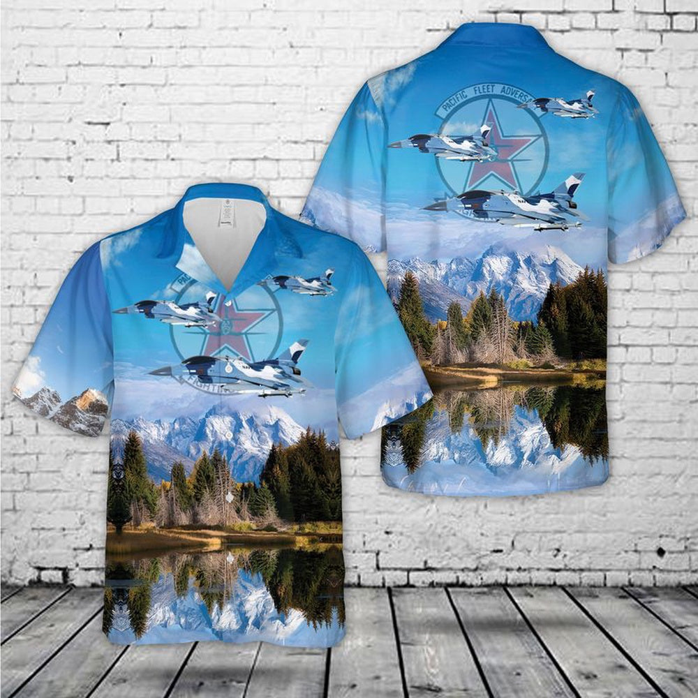 Us Navy Hawaiian Shirt, US Navy Lockheed Martin F-16N Fighting Falcon Bandits Hawaiian Shirt, Military Hawaiian Shirt