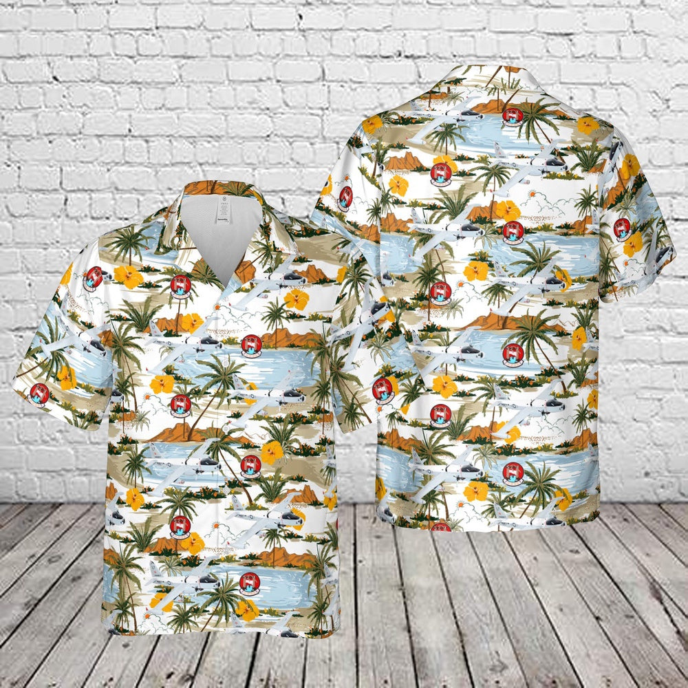 Us Navy Hawaiian Shirt, US Navy Lockheed Martin P2V7 VP-92 Minutemen Hawaiian Shirt, Military Hawaiian Shirt