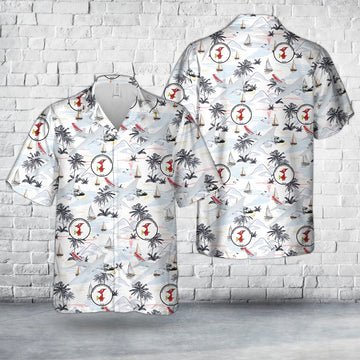 Us Navy Hawaiian Shirt, US Navy Lockheed Martin S-3A Viking Screwbirds VS-33 (1983) Hawaiian Shirt, Military Hawaiian Shirt