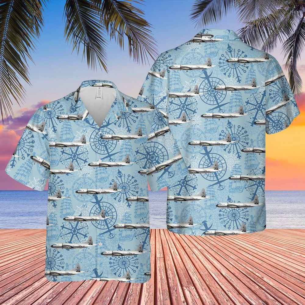 Us Navy Hawaiian Shirt, US Navy Lockheed P-3C Orion Of VP-30 Hawaiian Shirt, Military Hawaiian Shirt