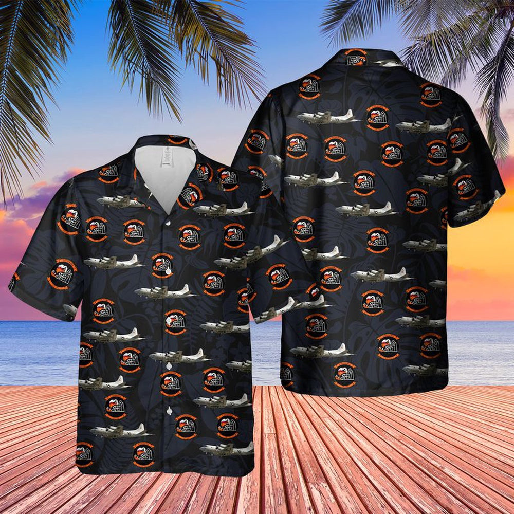 Us Navy Hawaiian Shirt, US Navy Lockheed P-3 Orion Patrol Squadron VP-64 Hawaiian Shirt, Military Hawaiian Shirt