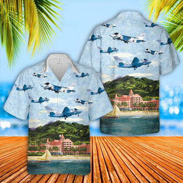 Us Navy Hawaiian Shirt, US Navy Lockheed US-3A Viking COD VRC-50 Hawaiian Shirt, Military Hawaiian Shirt