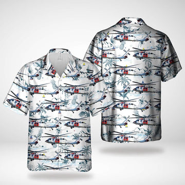 Us Navy Hawaiian Shirt, US Navy MH-60 Knighthawk Search And Rescue Hawaiian Shirt, Military Hawaiian Shirt
