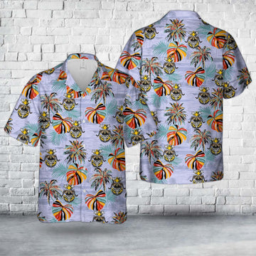 Us Navy Hawaiian Shirt, US Navy Master Chief with Goat head anchor Hawaiian Shirt, Military Hawaiian Shirt