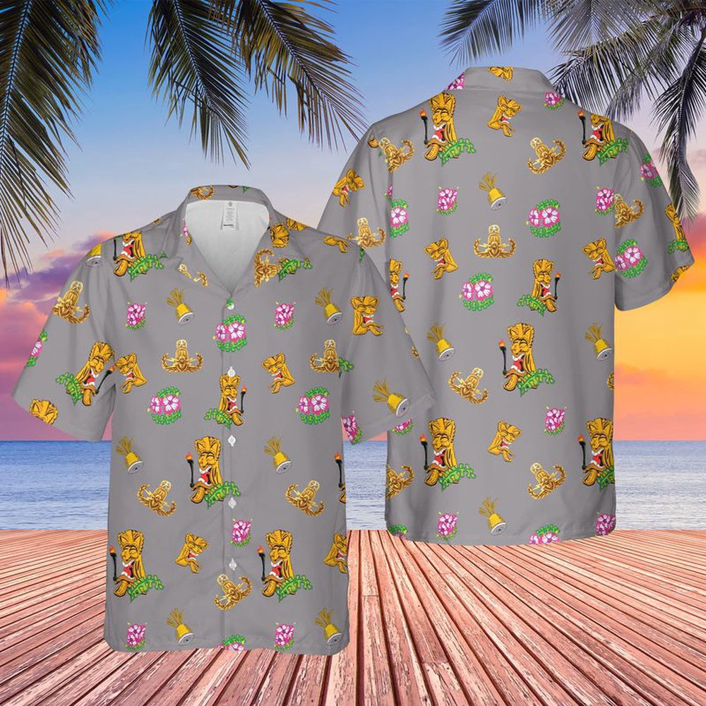 Us Navy Hawaiian Shirt, US Navy Master Explosive Ordnance Disposal (EOD) Officer Hawaiian Shirt, Military Hawaiian Shirt