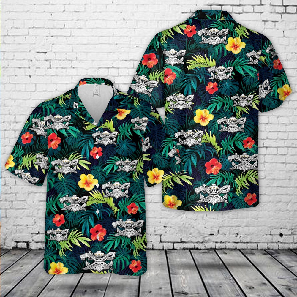Us Navy Hawaiian Shirt, US Navy Master Special Warfare Combatant-Craft Crewman (SWCC) Hawaiian Shirt, Military Hawaiian Shirt