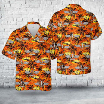 Us Navy Hawaiian Shirt, US Navy Naval Aircrewman Hawaiian Shirt, Military Hawaiian Shirt