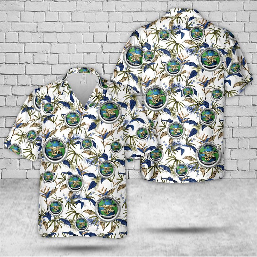 Us Navy Hawaiian Shirt, US Navy Naval Special Warfare Group 3 Hawaiian Shirt, Military Hawaiian Shirt