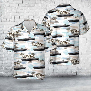 Us Navy Hawaiian Shirt, US Navy Nimitz-class aircraft carrier Hawaiian Shirt, Military Hawaiian Shirt
