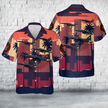 Us Navy Hawaiian Shirt, US Navy Northrop F-5N Tiger II Of VFC-204 River Rattlers Hawaiian Shirt, Military Hawaiian Shirt