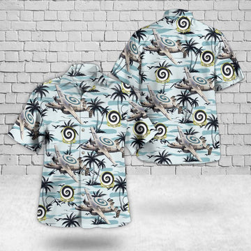 Us Navy Hawaiian Shirt, US Navy Northrop Grumman E-2C Hawkeye Of Airborne Command and Control Squadron 123 (VAW-123) Screwtops Hawaiian Shirt