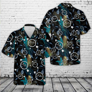 Us Navy Hawaiian Shirt, US Navy Operations specialist Hawaiian Shirt, Military Hawaiian Shirt
