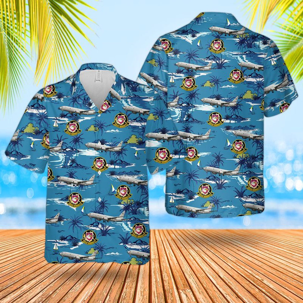 Us Navy Hawaiian Shirt, US Navy P-8A Poseidon Of Patrol Squadron 47 (VP-47) The Golden Swordsmen Hawaiian Shirt