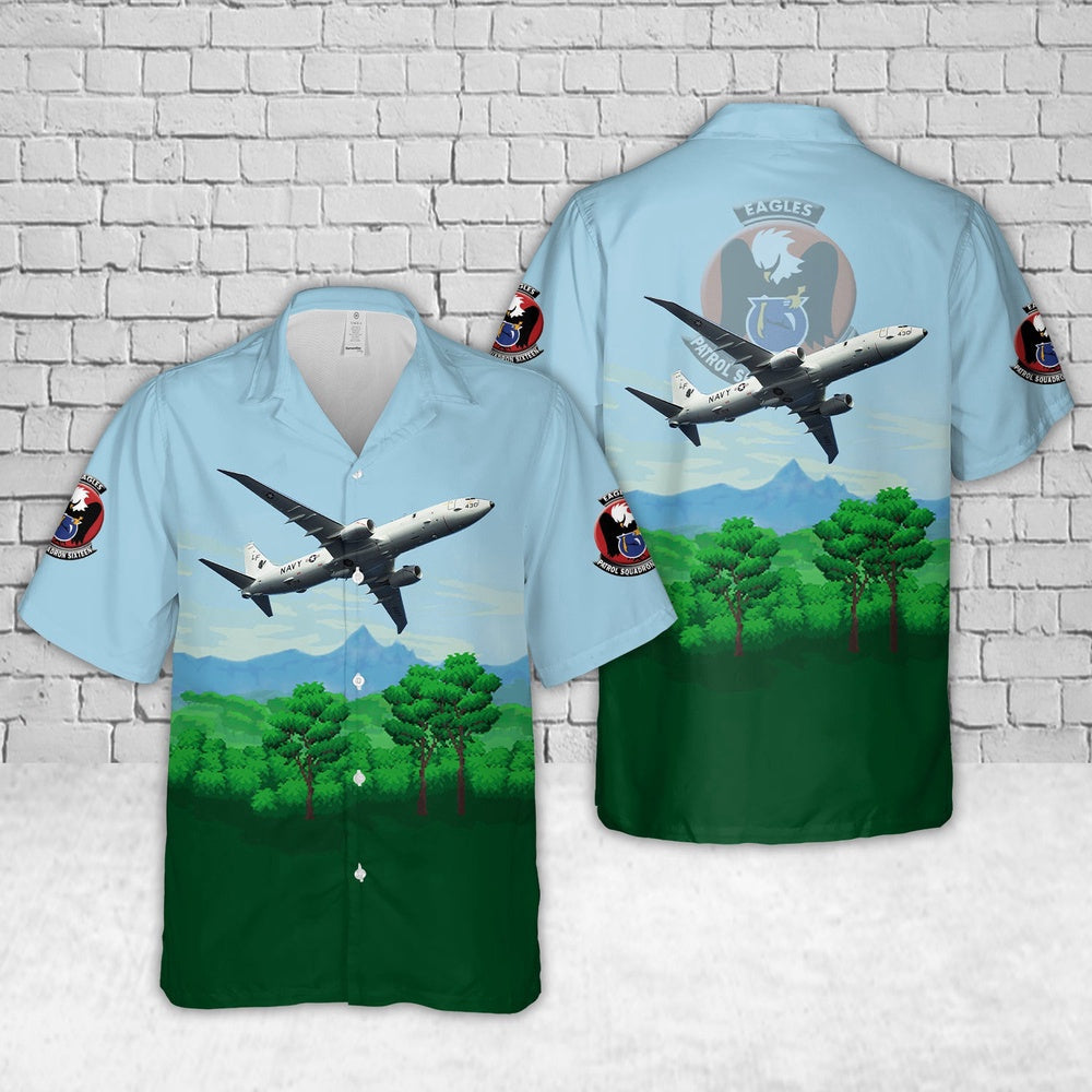 Us Navy Hawaiian Shirt, US Navy P-8A Poseidon Of Patrol Squadron (VP) 16 Hawaiian Shirt, Military Hawaiian Shirt