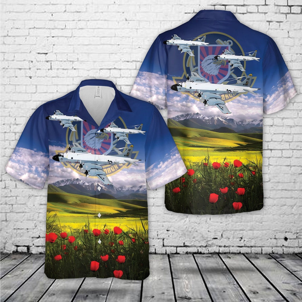 Us Navy Hawaiian Shirt, US Navy Patrol Squadron 47 (PATRON 47) VP-47 Golden Swordsme P-3 Orion Hawaiian Shirt